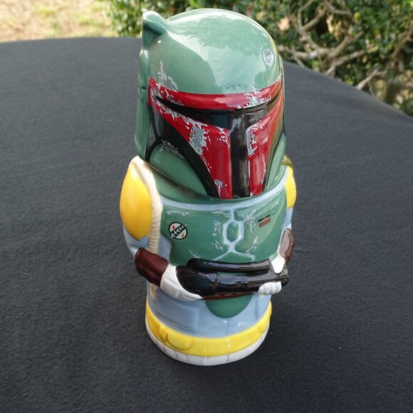Star Wars Boba‎ Fett Stein - Collectible 22oz Ceramic Mug with Metal Hinge - Picture 6 of 13
